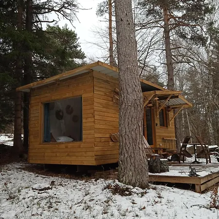 Chalet Hibou 1 Couchage En 140 Domaine De La Mamounette Champclause Exterior photo