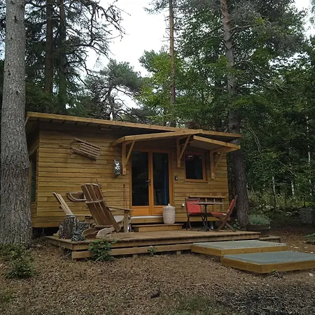 Chalet Hibou 1 Couchage En 140 Domaine De La Mamounette Champclause Exterior foto